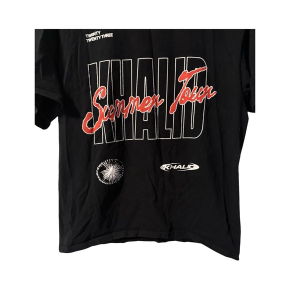 KHALID Summer Tour Black T-Shirt with Red Graphic Men's Size Large - Picture 4 of 10
